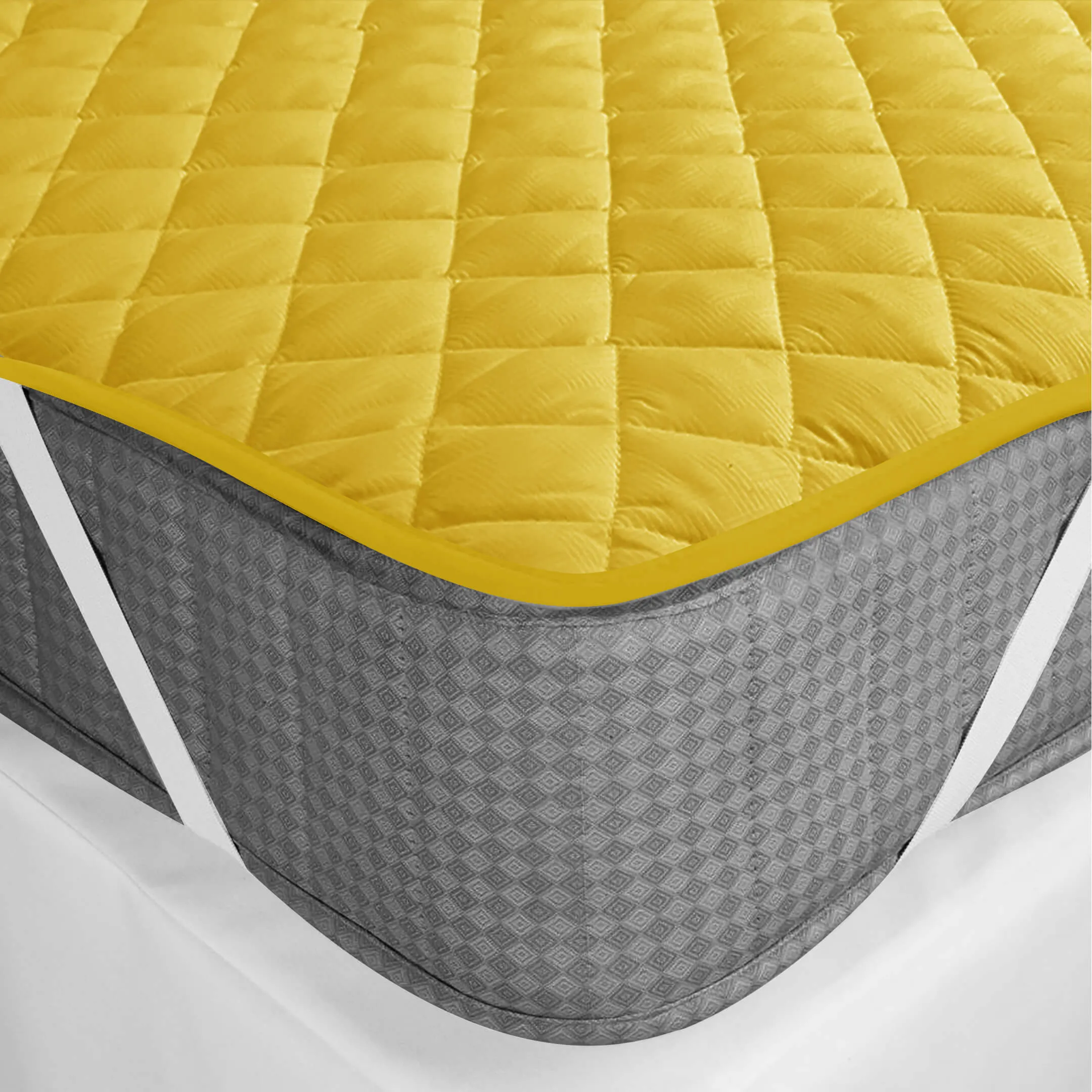 Waterproof Quilted Mattress Protectors With Elastic Strap