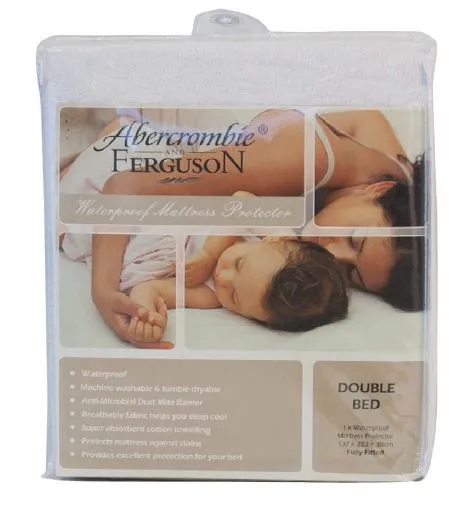 Waterproof Towelling Mattress Protector by Abercrombie and Ferguson