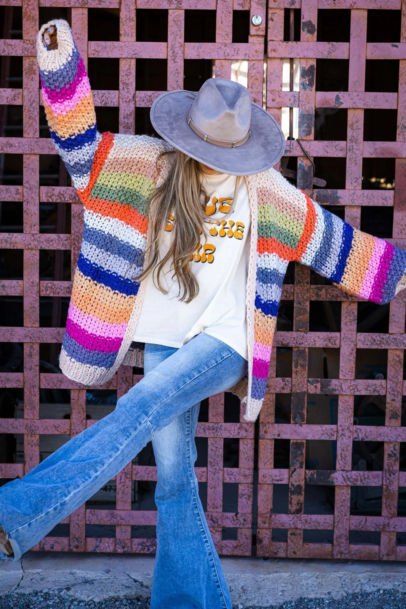 Wrapped up in Color Knit Cardigan - Cream