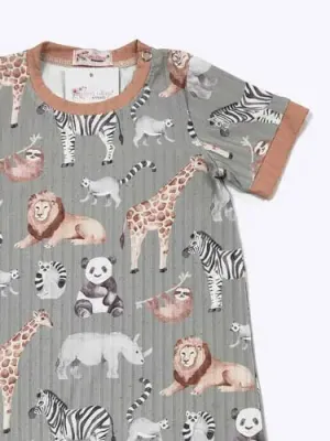 Zoo Oasis Baby Romper